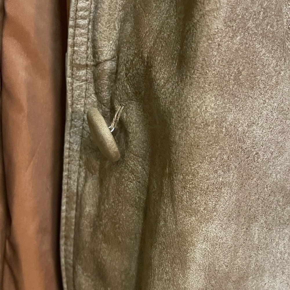 Vintage Full Length Leather Jacket (Patchwork Des… - image 6